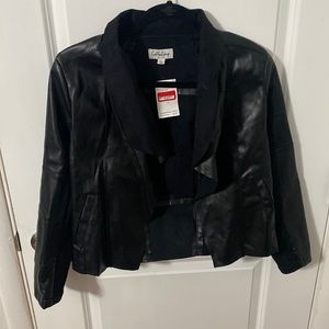Never worn leather like girls coat